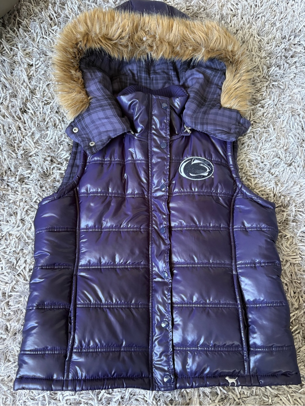 Victoria’s Secret PINK Puffer Vest Penn State small